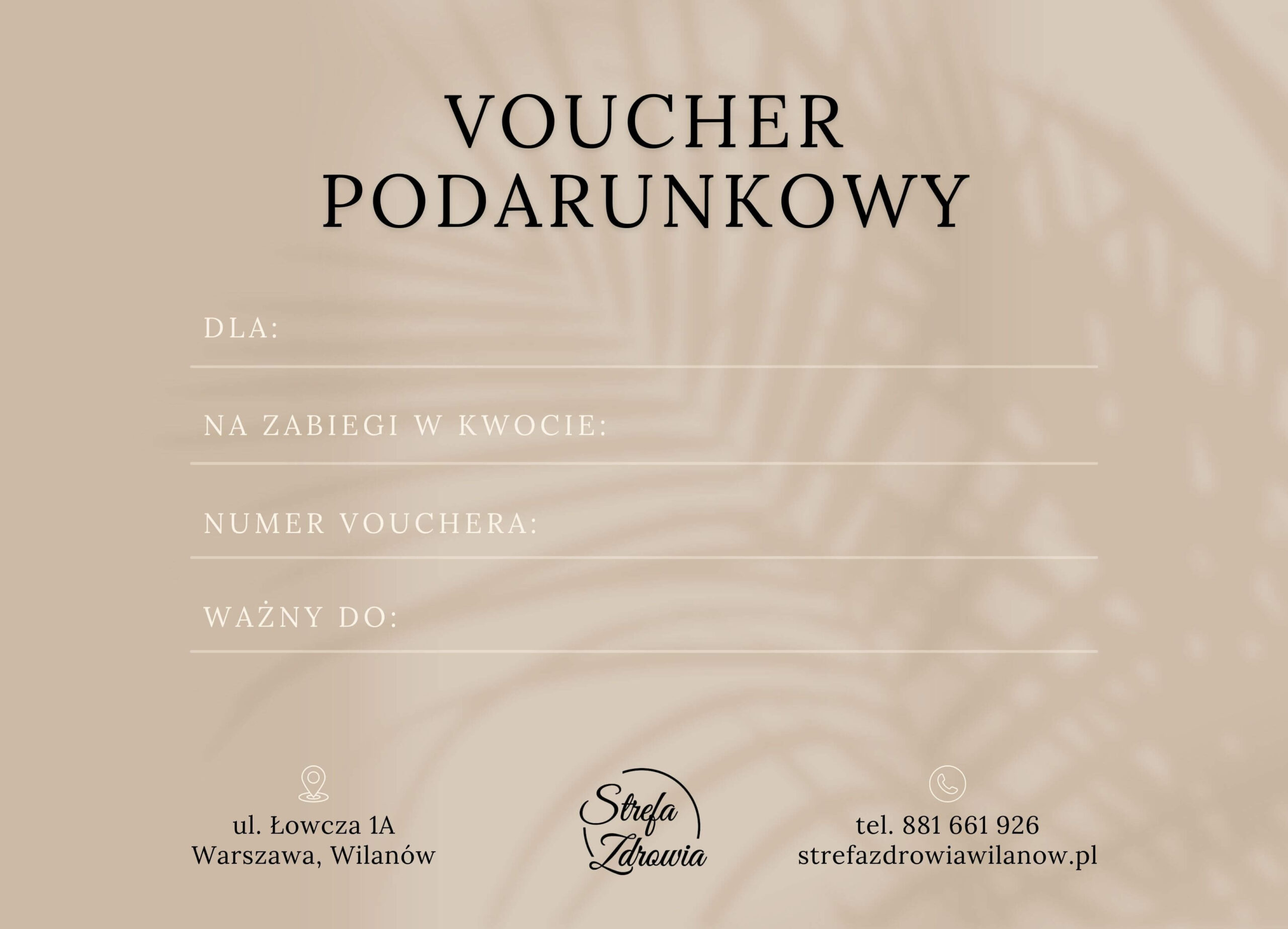 voucher-strefa-zdrowia-wilanow Voucher Strefa Zdrowia Warszawa Wilanów
